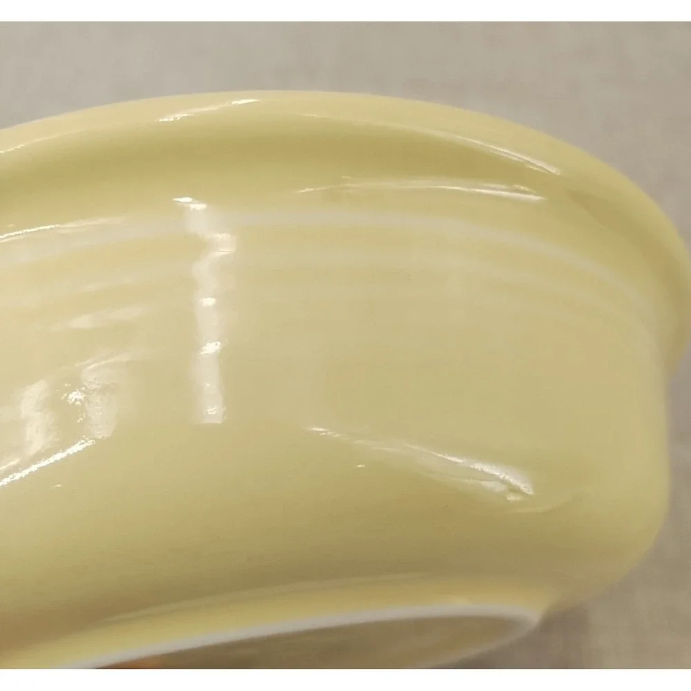 Fiesta Retired Light Yellow Classic Rim Cereal Bowl 6 7/8